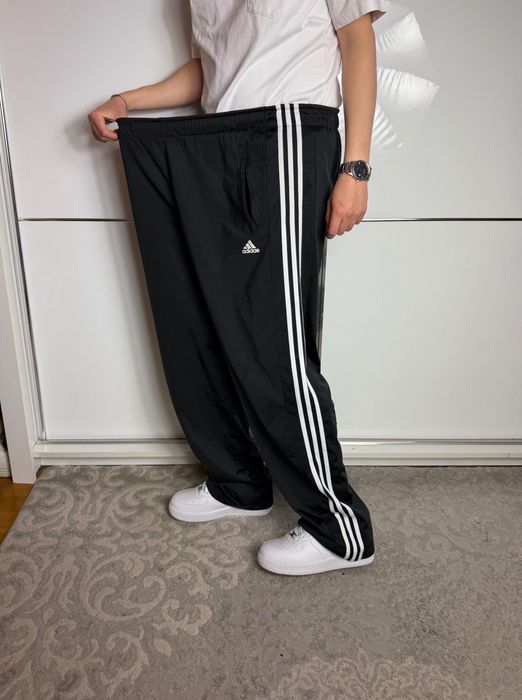 Baggy Spodnie Adidas W Paski Y2K Avant Garde Japan Style