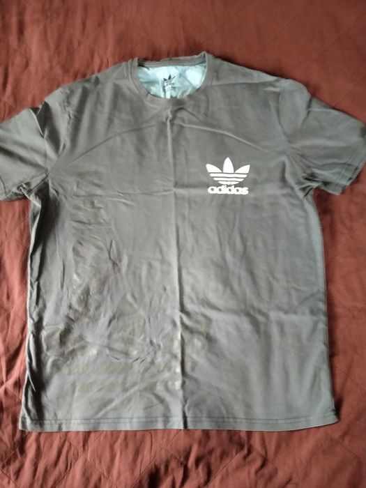 Adidas, koszulka/tshirt męska, grafitowa, Super, Polecam