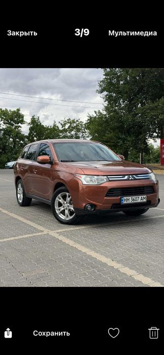 Mitsubishi Qutlander 2.4 газ/бензин 7 місць 2013 р.в.