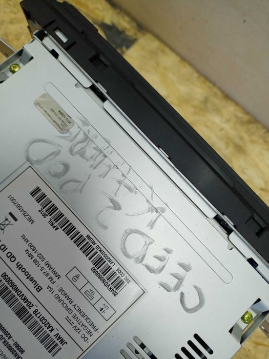 Kia Ceed 2 II radio nawigacja oryginał demontaż pod kamerę