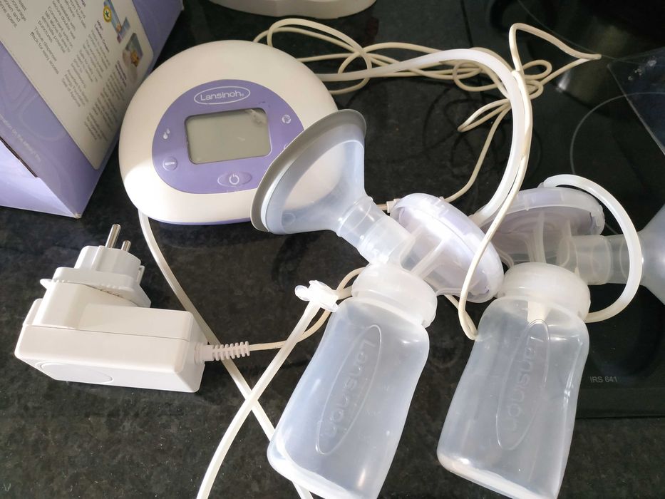 Lansinoh bomba elétrica dupla para extração de leite materno