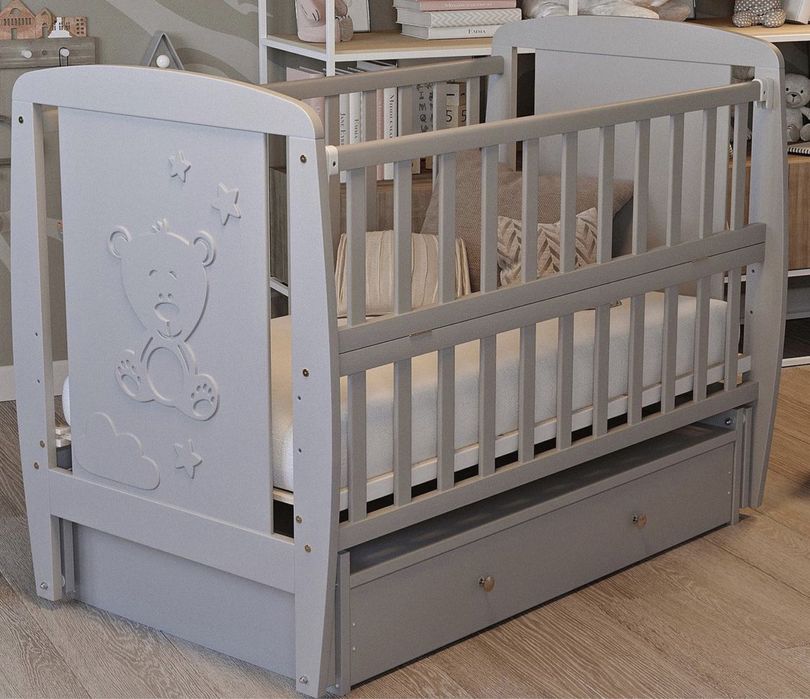 Кровать ТМ Дубок «Умка» рисунок 3D