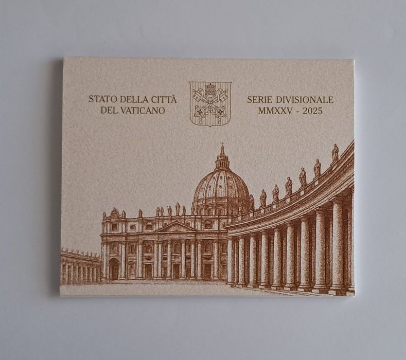 Set / Carteira Moedas Vaticano 2025 _ Qualidade BU