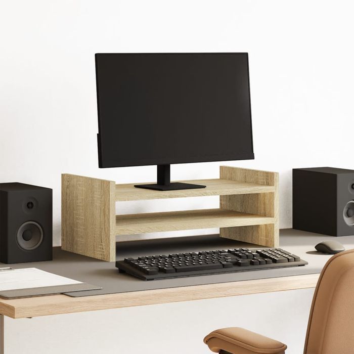Vidaxl Podstawka Pod Monitor, Dąb Sonoma, 50X27X20 Cm