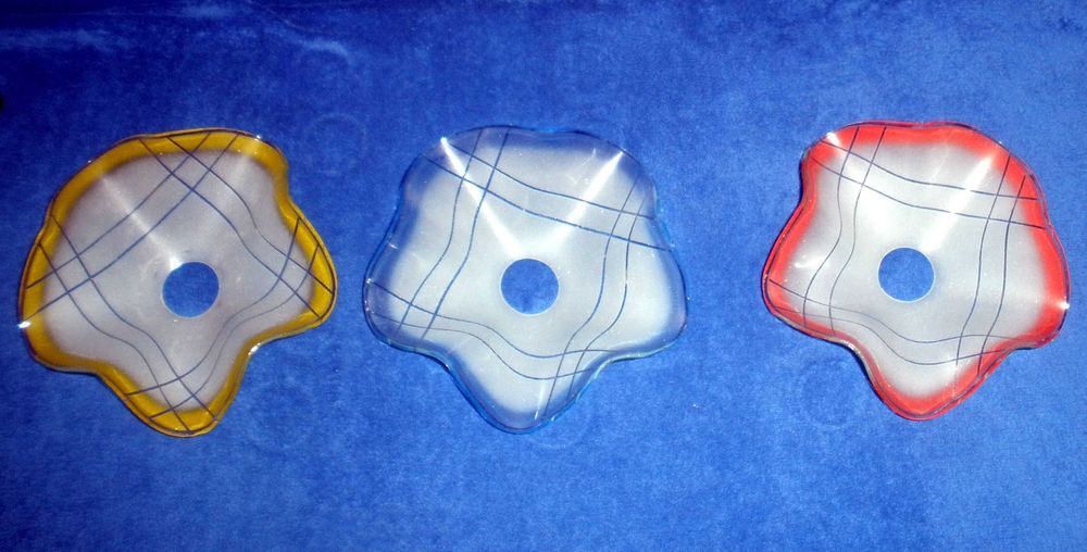 klosze kolorowe oprawy do żyrandola 3 szt