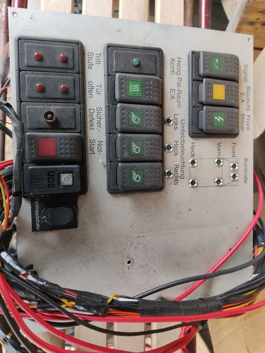 Panel sterowania z instalacją kamper ambulans