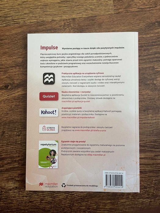 Impulse 2 A2+/B1 zeszyt ćwiczeń do języka angielskiego Macmillan Education