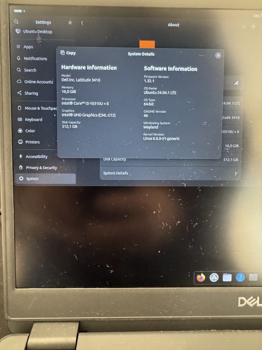Portátil Dell Latitude 3410 - i5, 16 GB RAM, 512 GB SSD