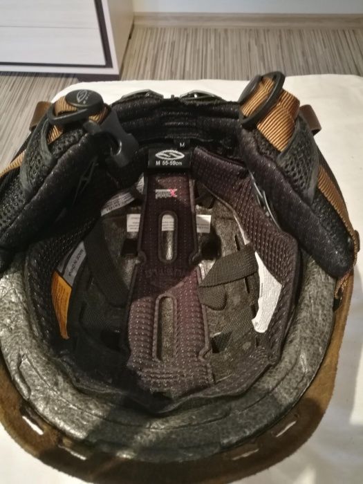 Kask snowboadrowy SMITH rozm.M 55-59cm + Google UVEX Apache Pro