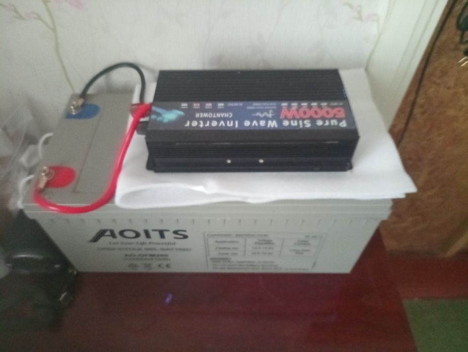 Инвектор+акамулятор 200amp