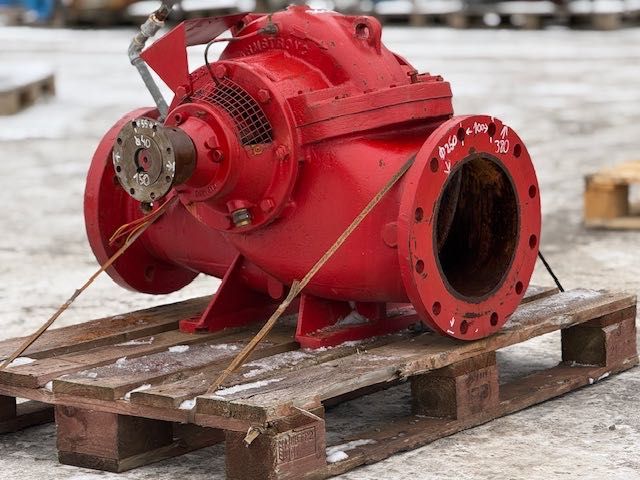 pompa wody dużą do przepompowni stawu żwirowni do silnika 120 kw deutz
