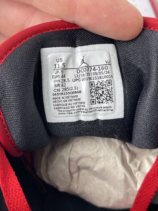 Оригинал Nike Air Jordan 1 Retro Low Reverse Black (DC0774 160)