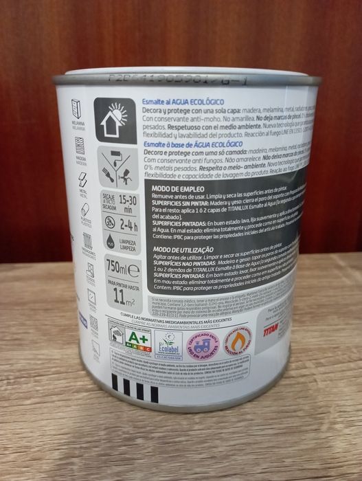 Tintas Titanlux Ecológicas (3 unidades) novo