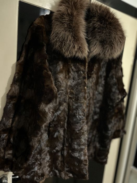Futro damskie (prawdziwe) LIS + NORKA