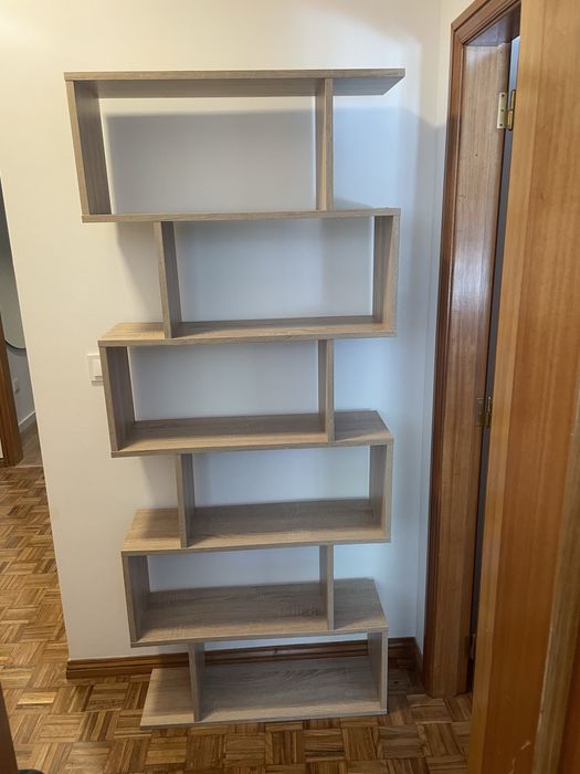 Estante de madeira 190 A X 80 AN X 25 P