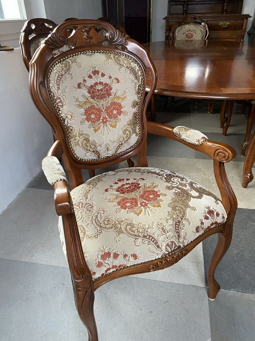 Komplet do jadalni stół + 8 krzesel