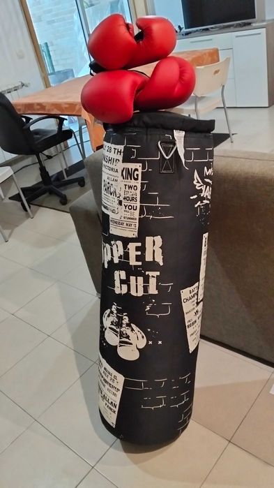 Saco de boxe em bom estado