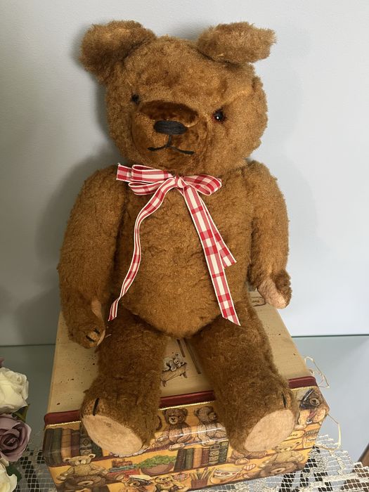 Duży miś trociniak PRL  kolejcjonerski