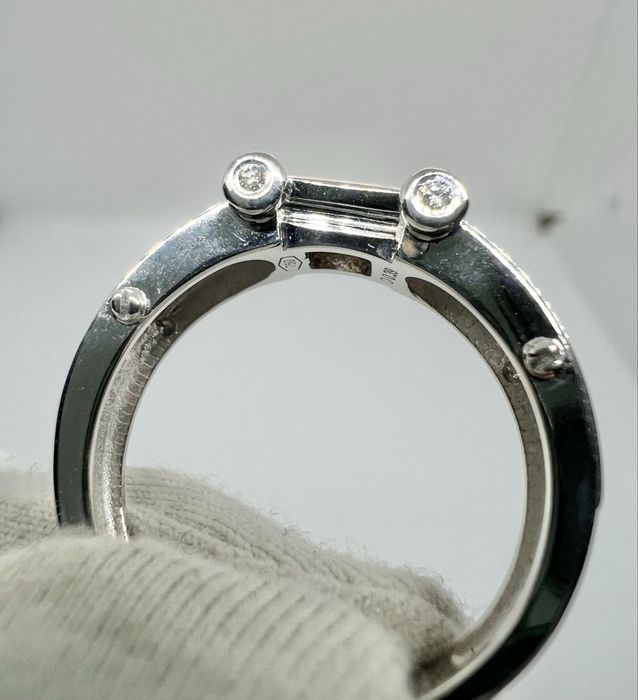 Золота чоловіча каблучка з натуральними діамантами 0.50 карат. Мужская