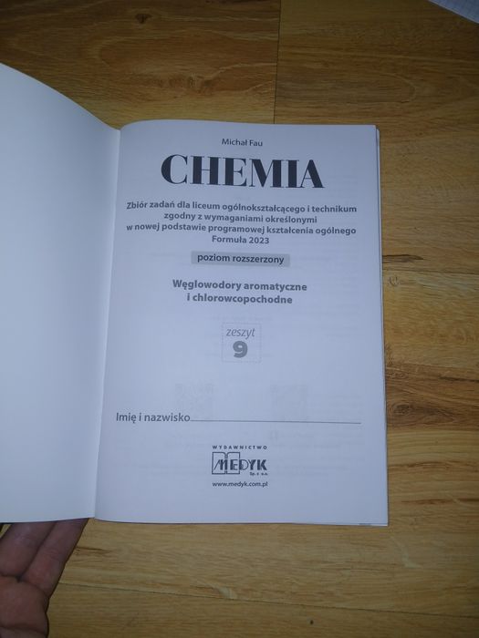 Chemia nowa matura zeszyt 9 - Michał Fau