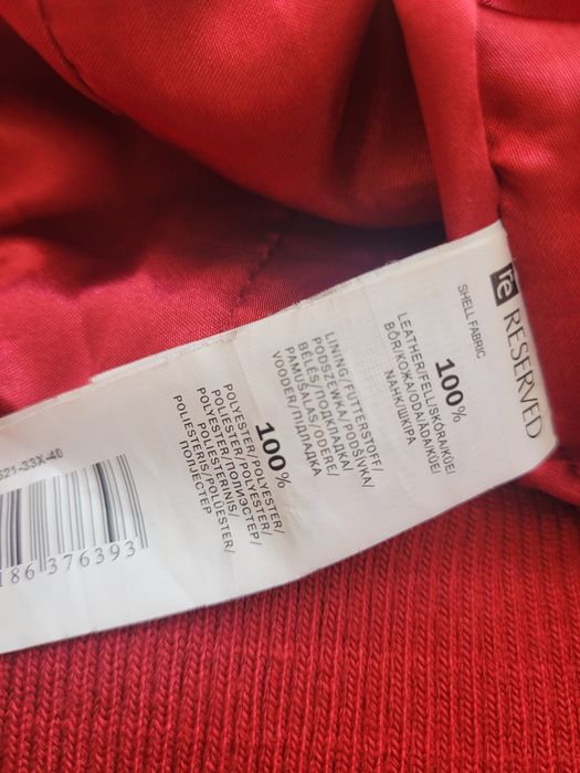 Reserved kurtka ze skóry M/L