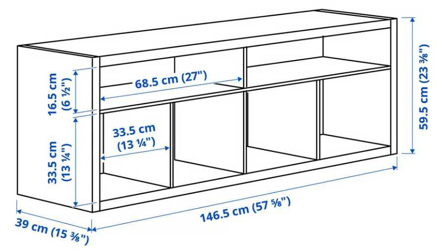 Móvel Tv Preto Ikea
