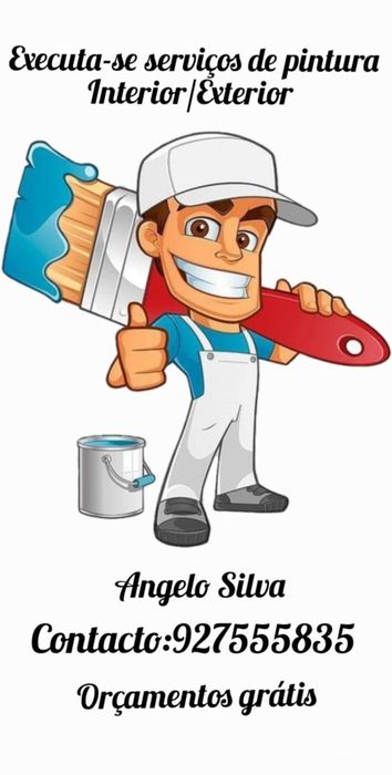 Faco pinturas interiores e exteriores.