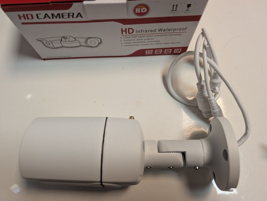 Kamera zewnętrzna wifi, aluminowy korpus, nowa