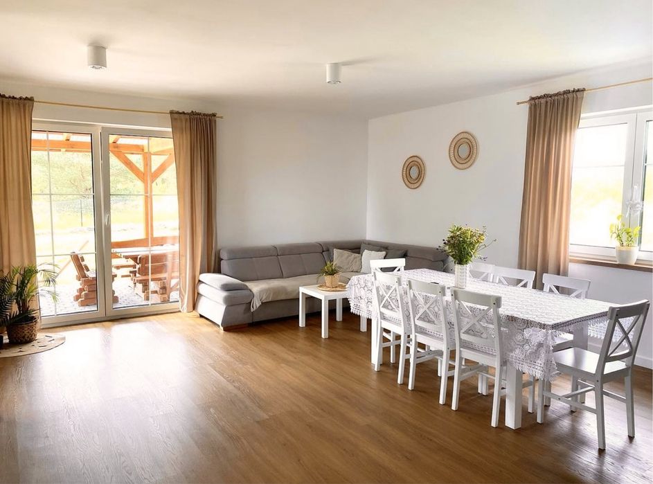 Wolne 4-6.01!Domek nad jeziorem z balią jacuzzi na Mazurach 2-12 os.