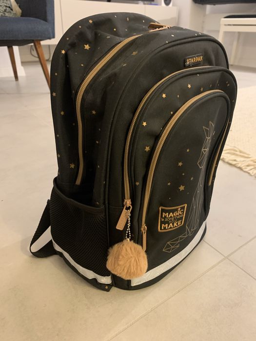 Plecak starpack magic z kotem jak nowy