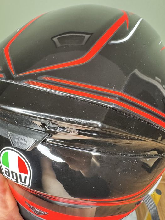 Kask Motocyklowy Agv S K5-S Magnitude Red Sportowy Hjc Ls2 Shoei Arai