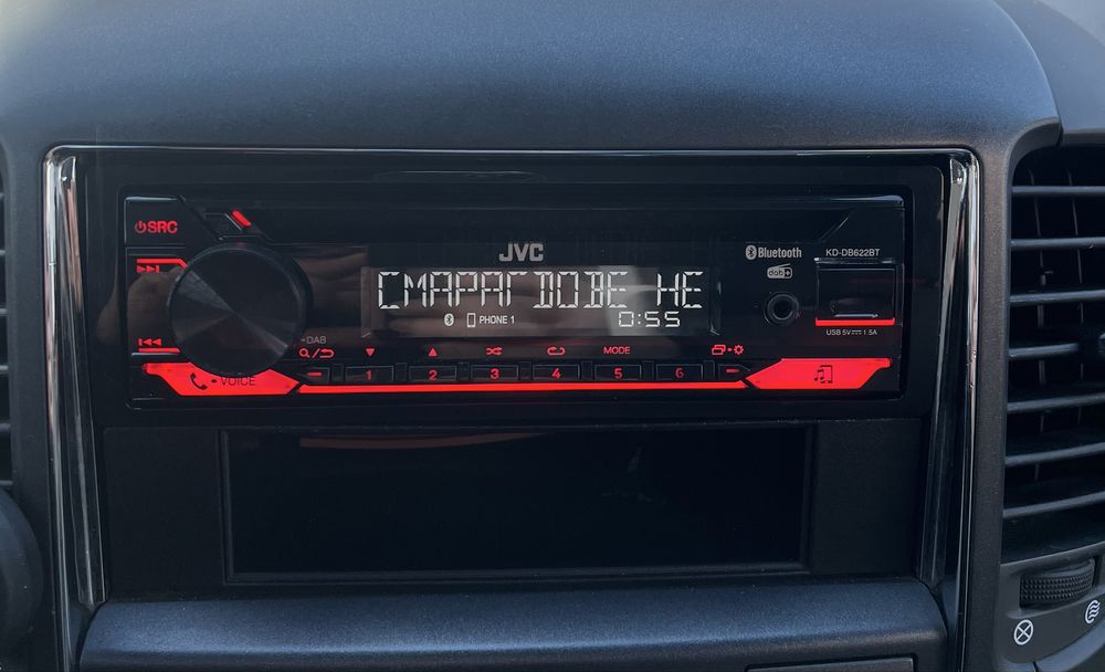 JVC KD-DB622BT | Bluetooth | DSP | DAB+ | 1-DIN