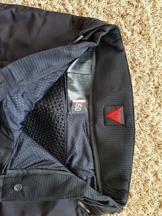 Calças motard Dainese Ridder D1 Gore-Tex Black/Ebony Tamanho 50