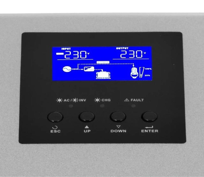 Гібридний Інвертор VEVOR 3000VA DC 24V to 230V AC