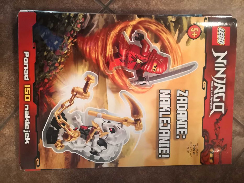 książki z serii Lego Ninjago 3 sztuki