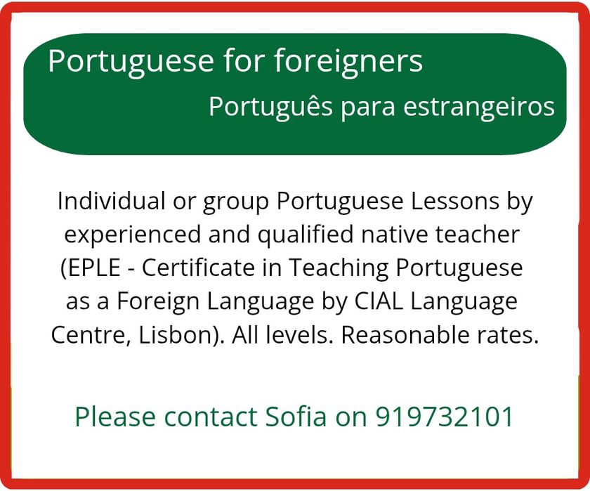 Portuguese for foreigners / Português para estrangeiros