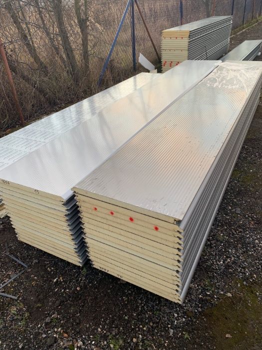 Panel bramy segmentowej GRAFIT SREBRO BIAŁE ryski blad produkcyjny