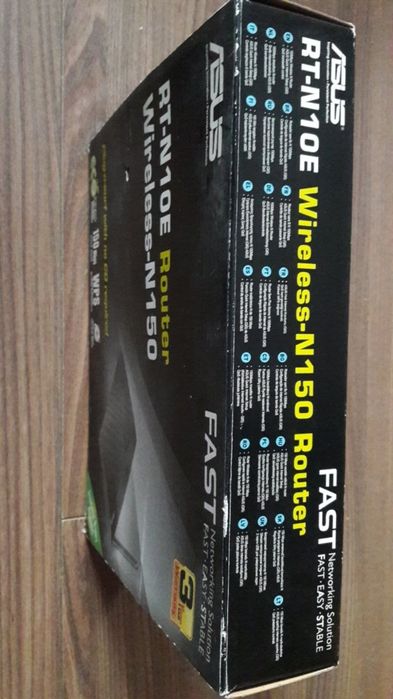 Эконом Wi-fi роутер RT-N10E Wireless-N150 полностью рабочий, комплект