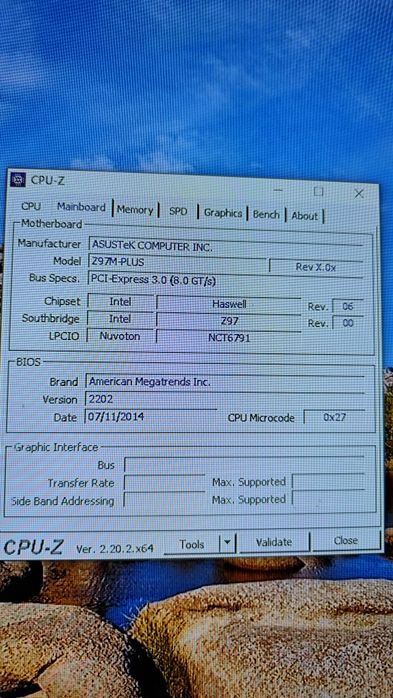 Материнська плата ASUS Z97M-PLUS (Socket 1150, Intel Z97, M.2 NVMe)