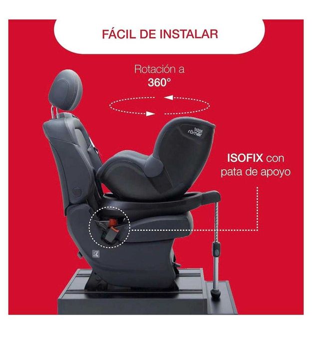 BRITAX RÖMER Cadeira infantil de 0 a 18 kg giratória, com Isofix