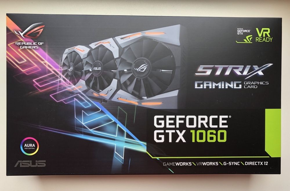 Видеокарта ASUS STRIX GAMING GTX 1060 6 GB