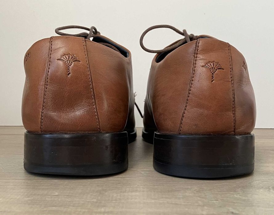 Joop buty męskie półbuty, skóra, brązowe roz. 44