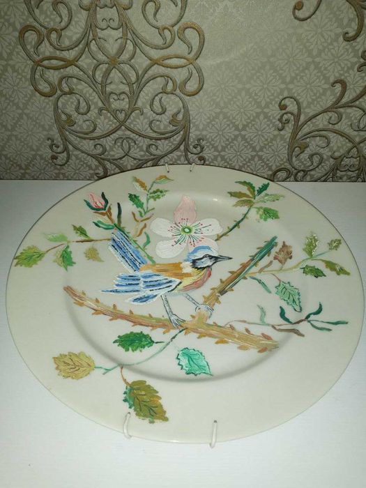 Тарелка декоративная. Картина маслом на стену. Ручная работа