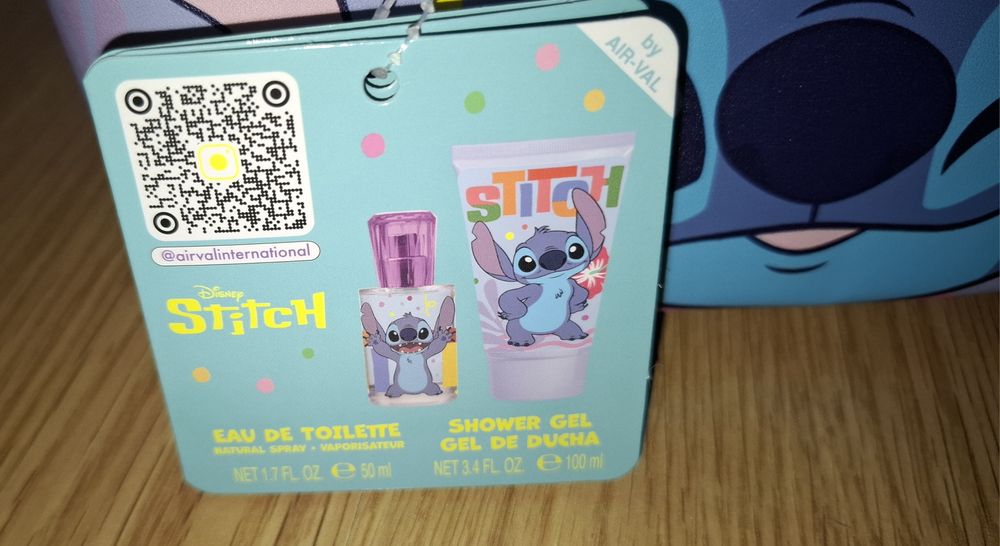 Stitch Makeup Toiletry Bag EDT 50 ml + Shower Ge 100 mi