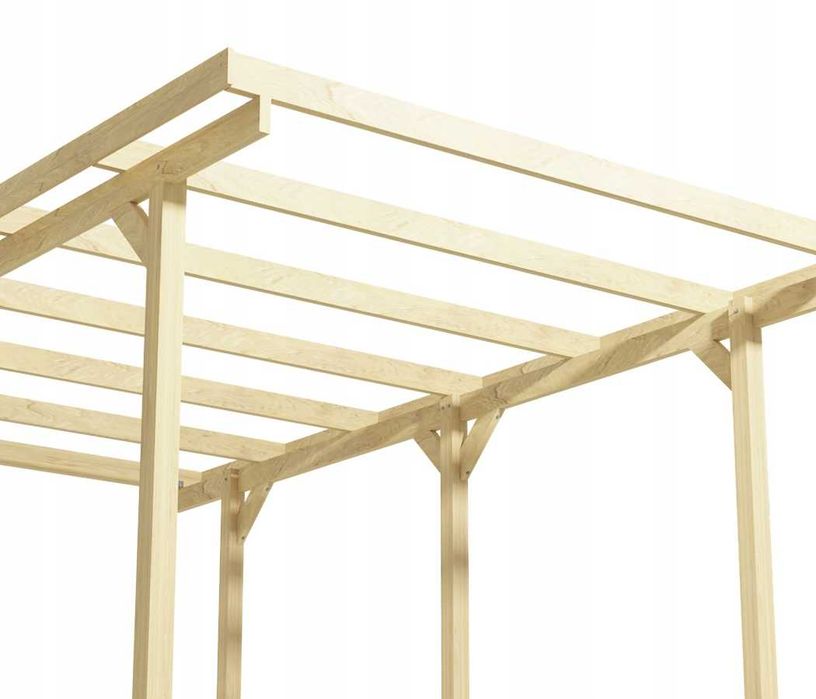 Wiata garażowa, zadaszenie, carport 300x500x210cm z dachem transport gratis