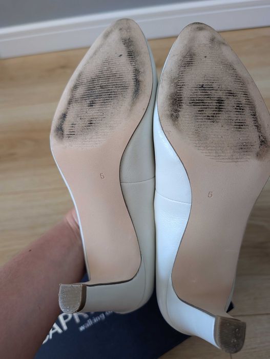 Buty ślubne skórzane