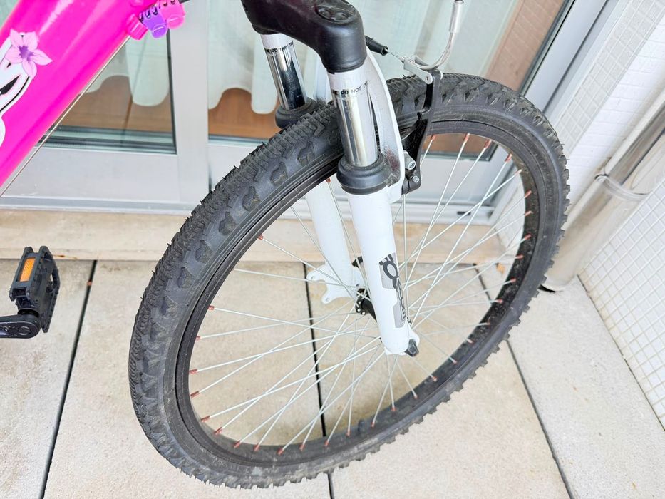 Bicicleta juvenil roda 24” com 21 velocidades Shimano