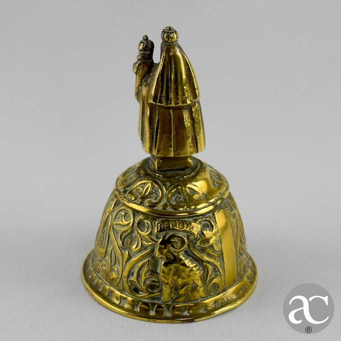 Campainha em bronze, Nossa Senhora e Menino