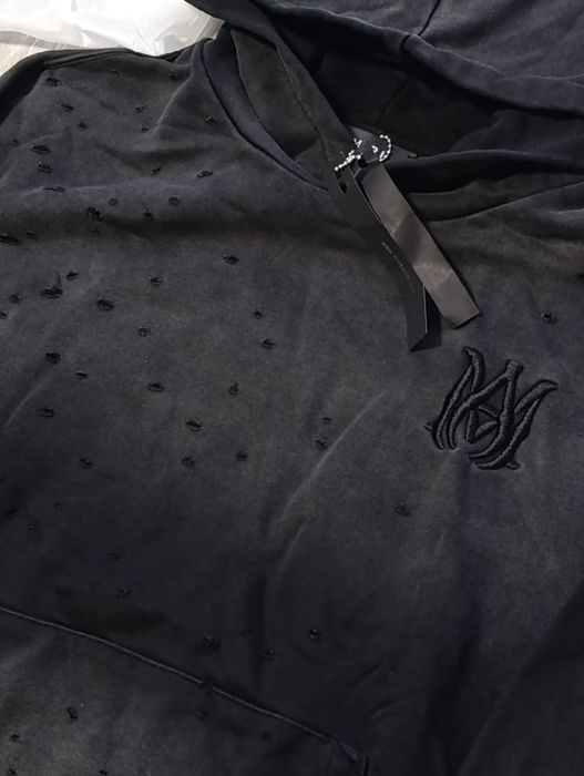 Худі Amiri Shotgun Distressed Black розмір M Нове з бірками