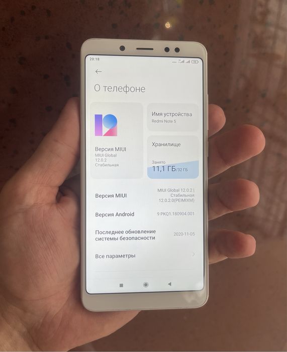 Мобильный телефон Xiaomi Redmi Note 5 3/32gb б/у